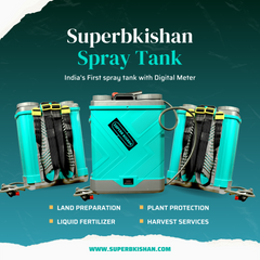SUPERB KISHAN Simplify Farming Knapsack/Backpack Battery Operated With Mixer  20 Liter Garden Sprayer Sk-927