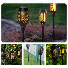 Solar Flame Lamp | Pathway Garden Light