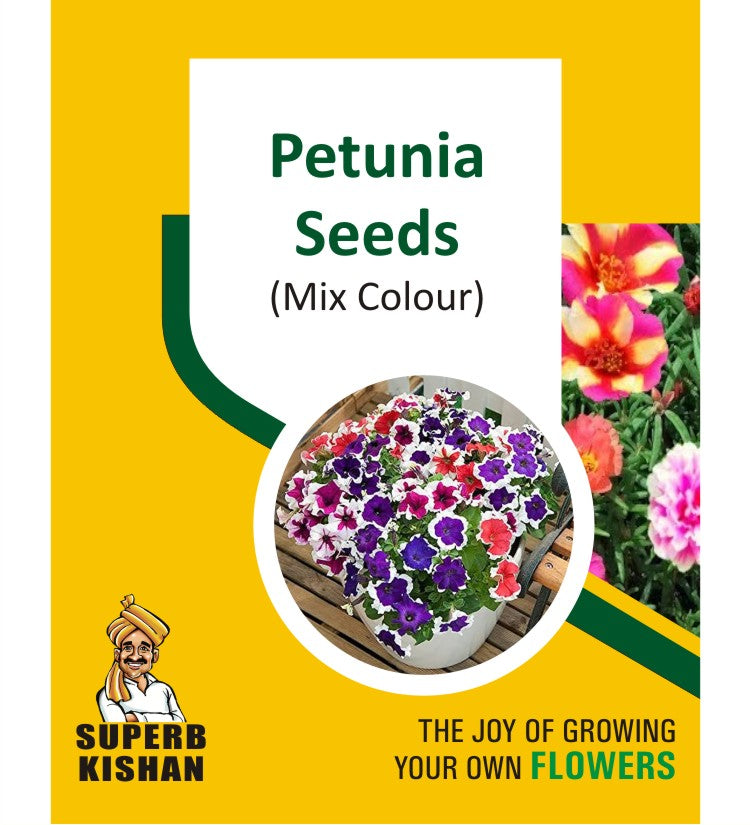 Petunia Mix Flower Seeds - SuperbKishan